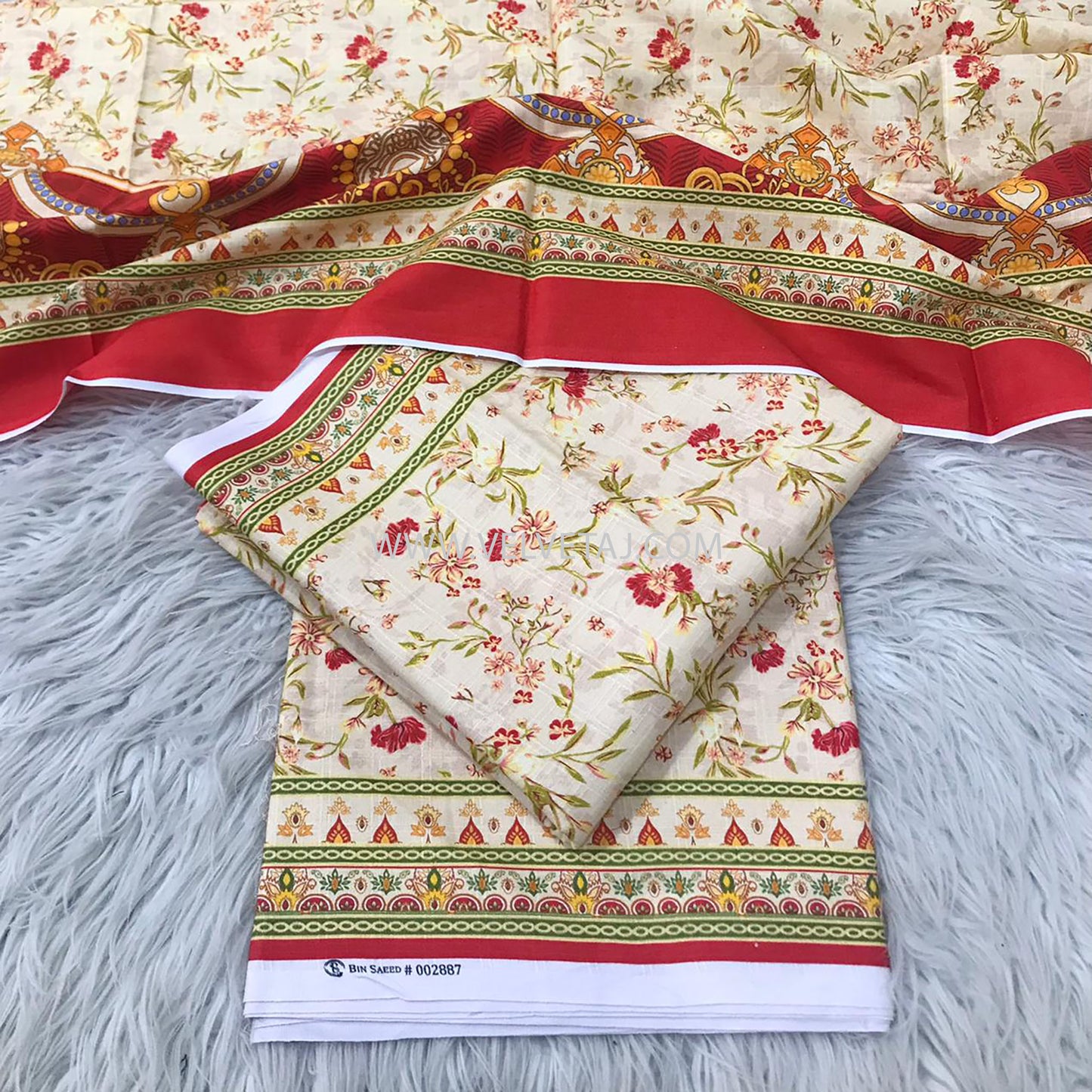 THREE PIECES PRINTED FULL SUIT