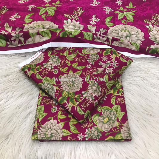 THREE PIECES PRINTED FULL SUIT