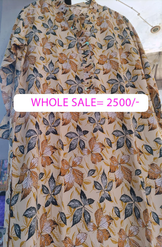 Stitched Linen 2Pcs